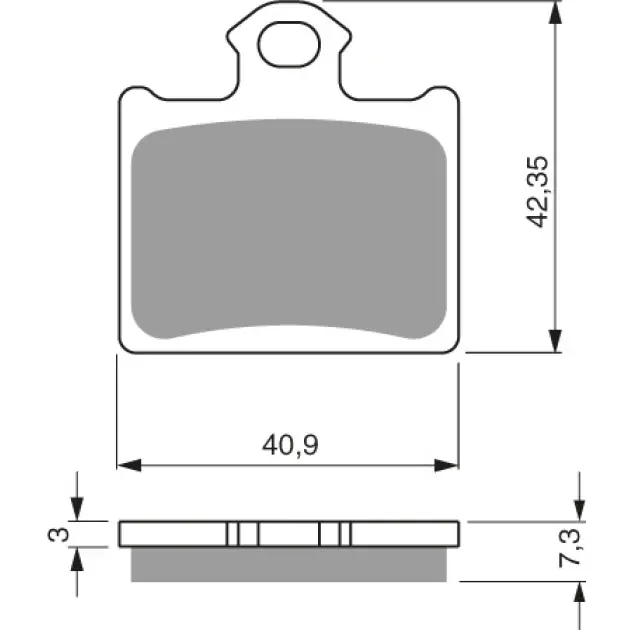 Brake plates Goldfren 297 S3 | Cenová bomba
