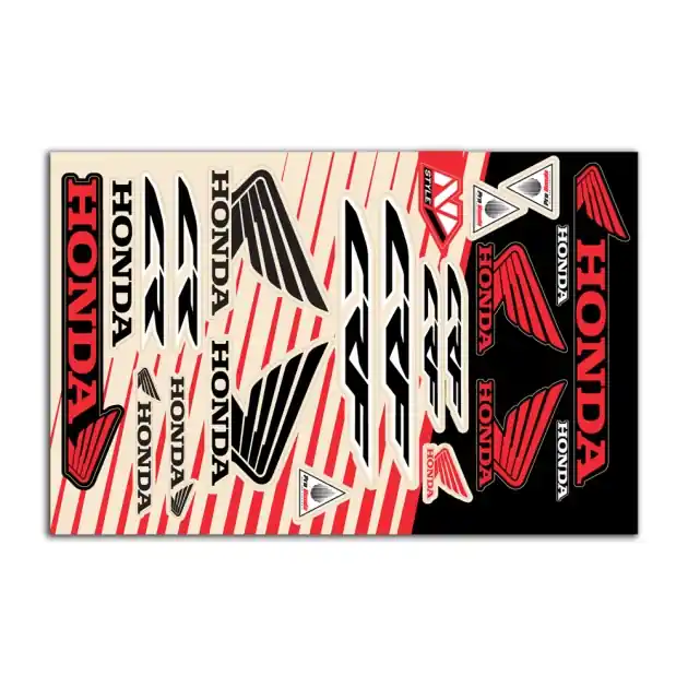 Velmi populární - Honda universa Decal Sheet