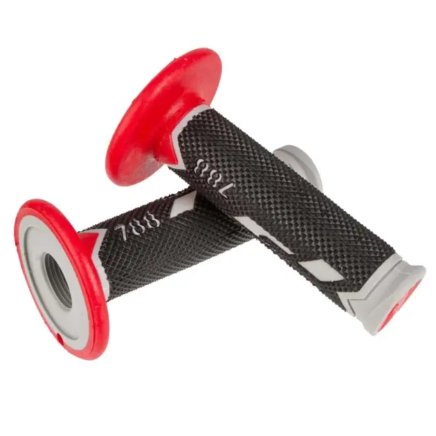 Rukojeti/gripy Progrip 788 třívrstvé Extra Slim šedá/černá/červená | Tovární cena