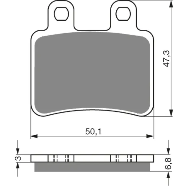 Brake plates Goldfren 211S3 - Ušetřete