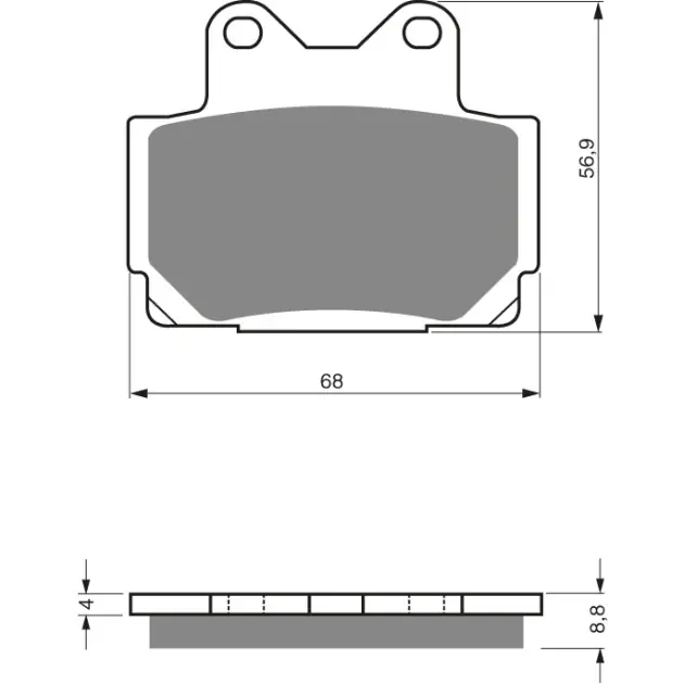 DP brake pads as GF 067 - Super nabídka