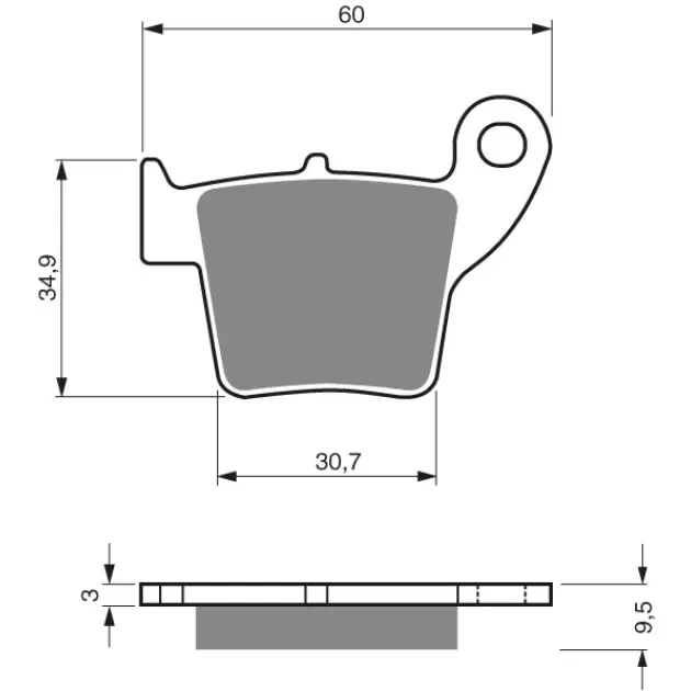 DP Brake Plates as GF 176 | Prémiová kvalita