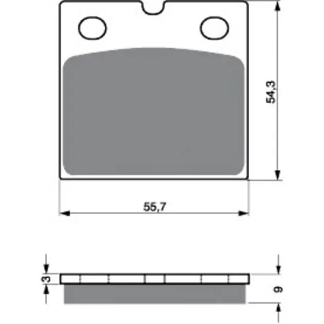 Velká sleva - Mino brake pads as GF 081