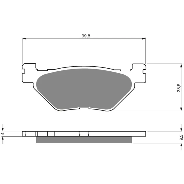 Pouze dnes - Brzdové platne Mino ako gf 165