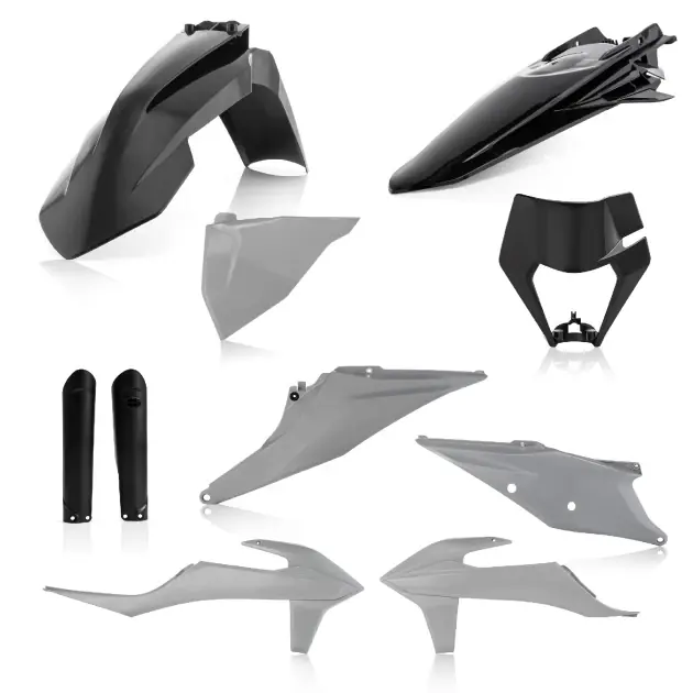 Sada plastů ACERBIS pro KTM EXC 20-23, EXCF 20-23 černá/šedá - Cenová bomba
