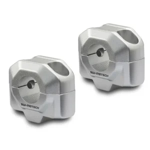 Zvýšení řidítek o 20 mm, pro řídítka Ø 22 mm ,stříbrné, SW-Motech HZmoto - vše pro motorkáře a jejich stroje - Nově přidáno