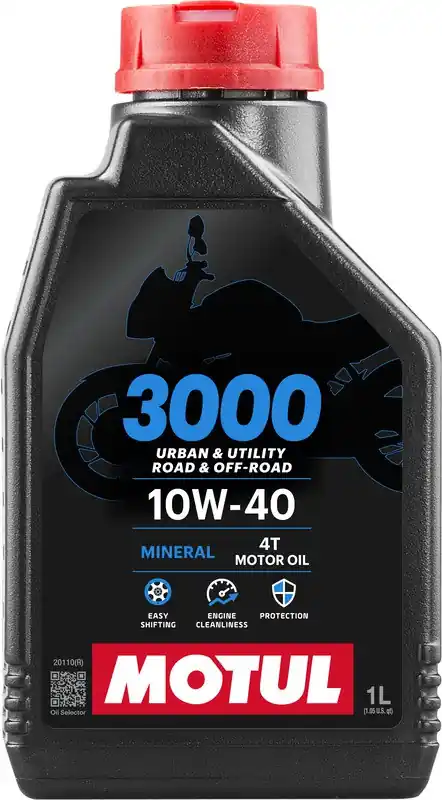 Cenová bomba | Motul 3000 4T 10W-40 1l. HZmoto - vše pro motorkáře a jejich stroje