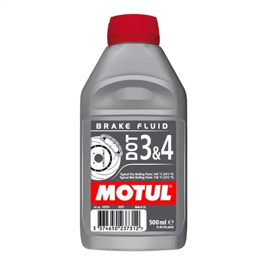 Výhodná cena | Motul Brake Fluid DOT 3&4 0,5 l. HZmoto - vše pro motorkáře a jejich stroje