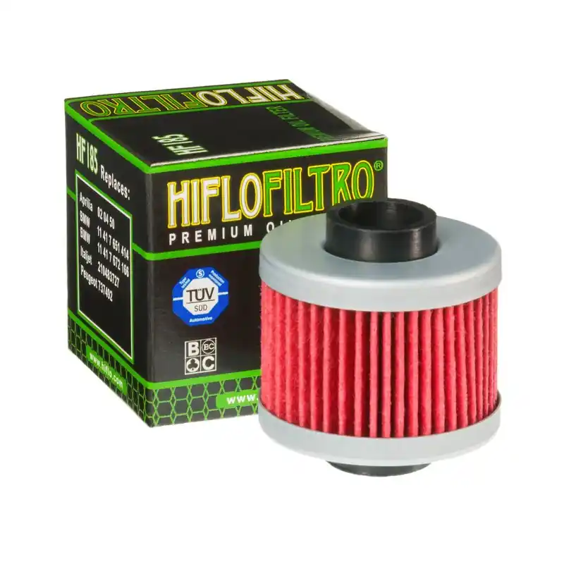 Olejový filtr HF185 Hiflofiltro HZmoto - vše pro motorkáře a jejich stroje | Nově v sortimentu