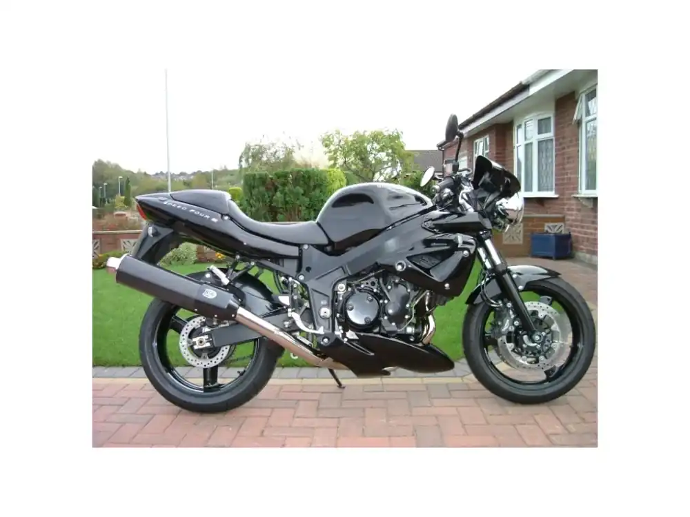 Padací chrániče - Triumph Speed Four, černé - Prodejní hit