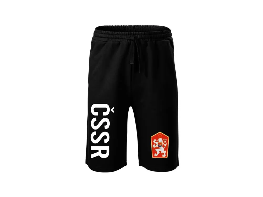 Poslední kus - ČSSR retro šortky pánské černé