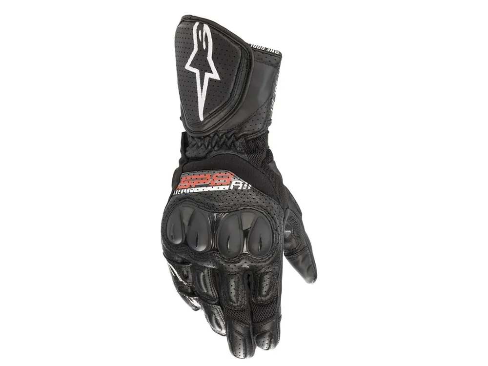 rukavice SP-8 AIR, ALPINESTARS (černá) 2026 - Doprodej