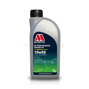 Zvýhodněná cena | MILLERS OILS motorový olej plně syntetický s nanočásticemi EE Performance 10w50 1l