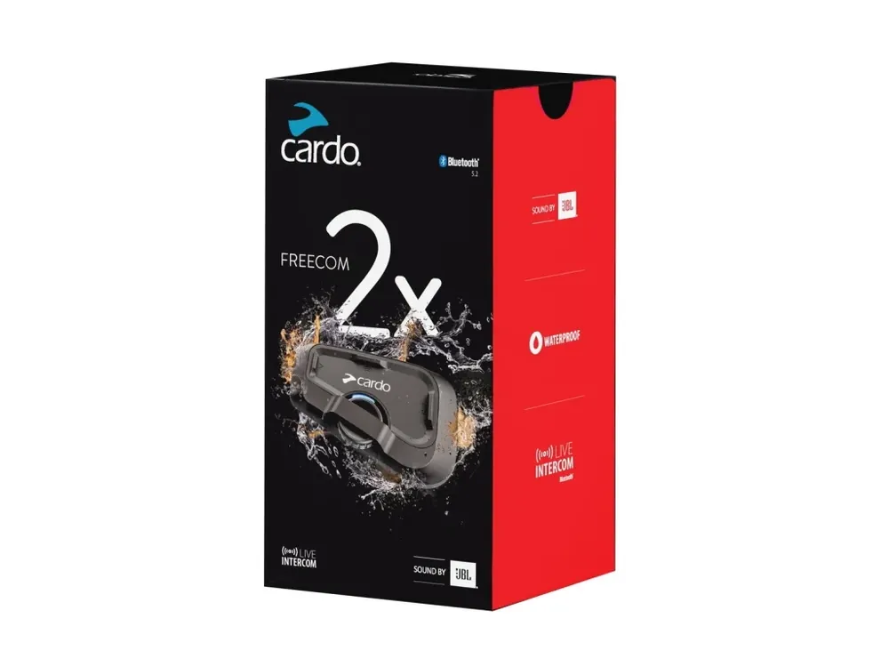 Cardo FREECOM 2X (JBL) Interkom na motocykl - Rychlé doručení
