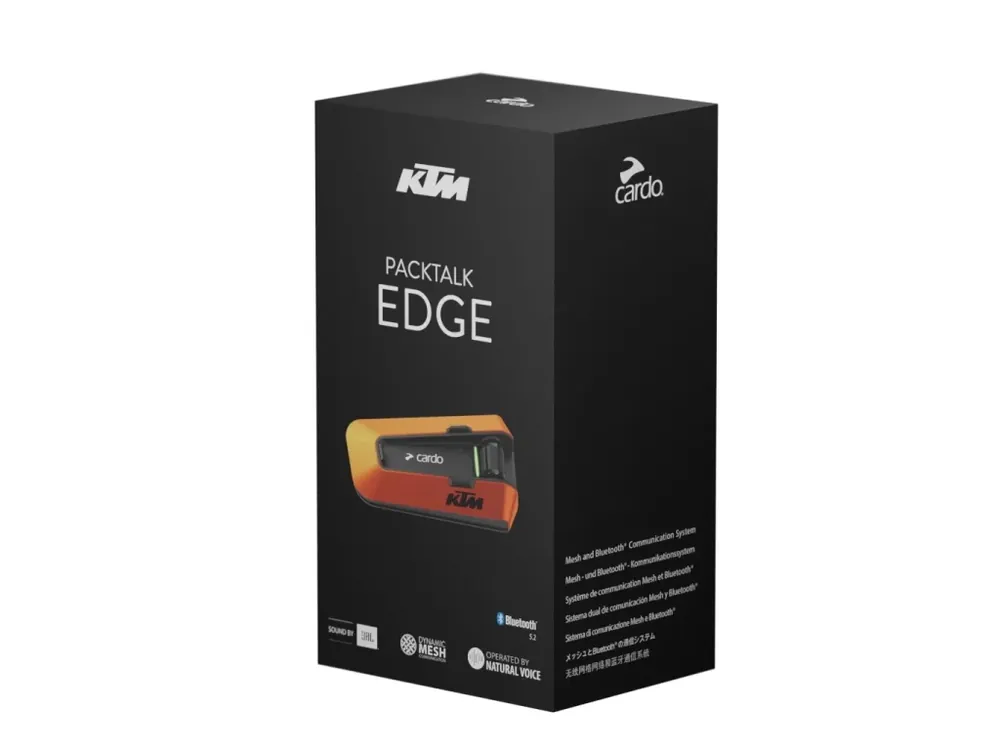Cardo KTM PACKTALK EDGE interkom na motocykl | Nabídka končí brzy