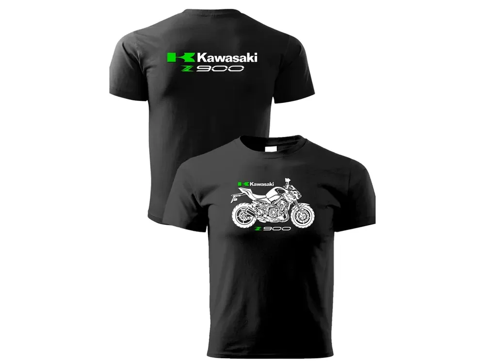 Prodejní hit - Pánské triko s motivem KAWASAKI Z900 černé