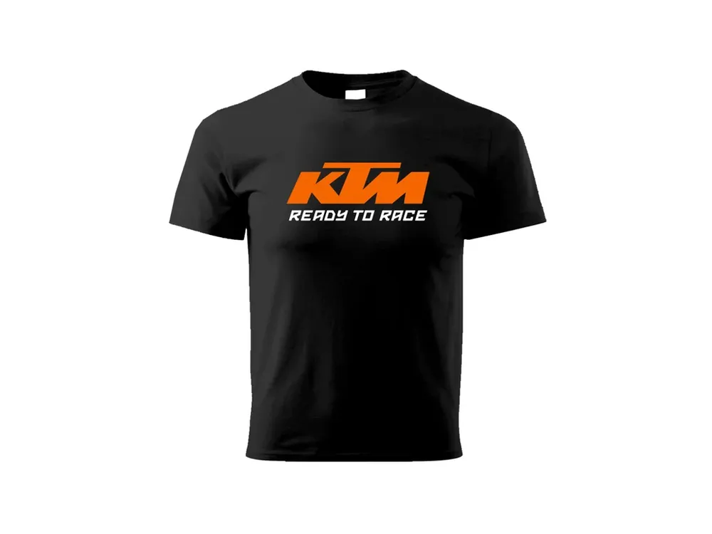 Špičkový produkt - Pánské triko s motivem KTM READY TO RACE černé