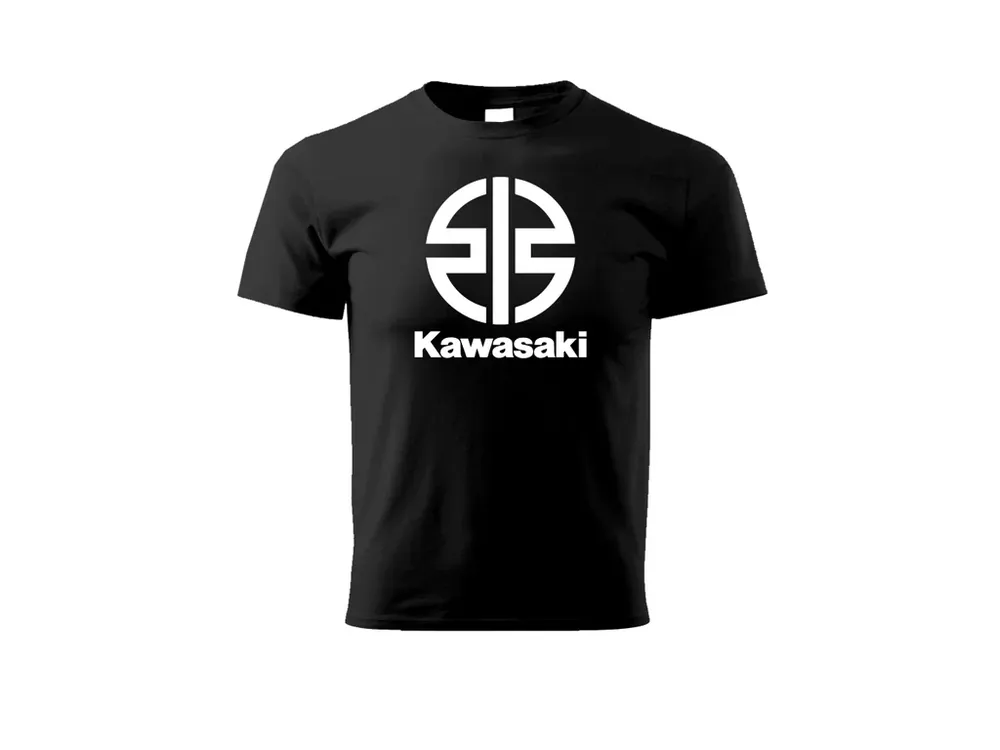 Výprodej - Pánské triko s motivem KAWASAKI černé
