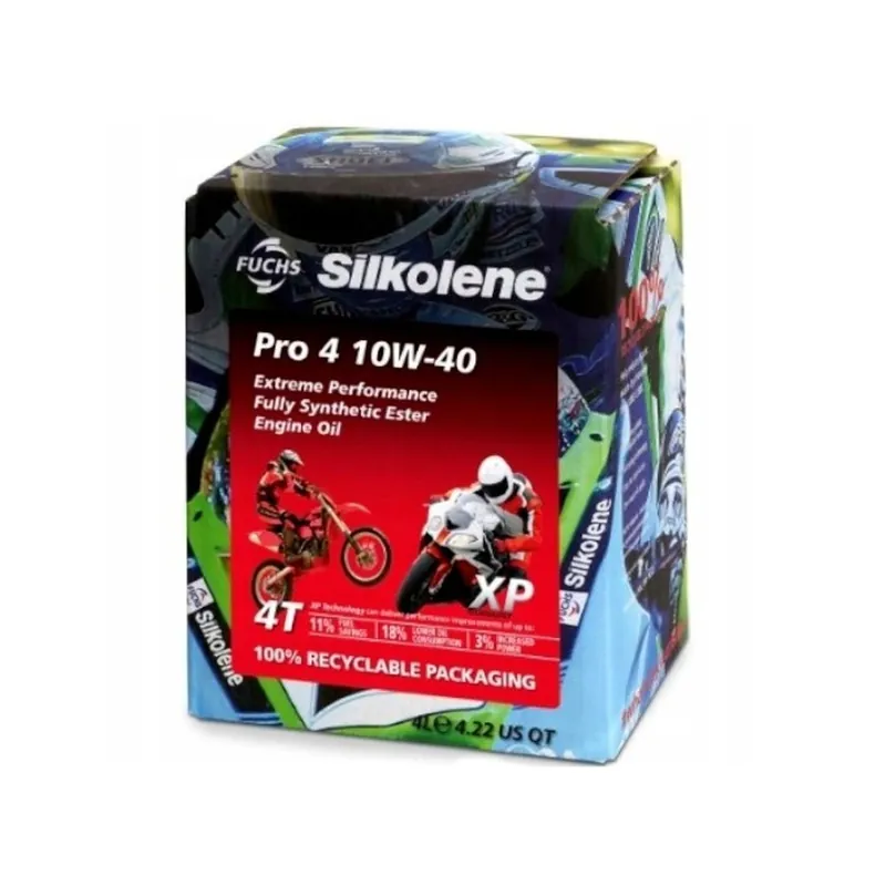 Objednat nyní | Motorový olej SILKOLENE FUCHS ESTER PRO 4 XP 10W40 4L