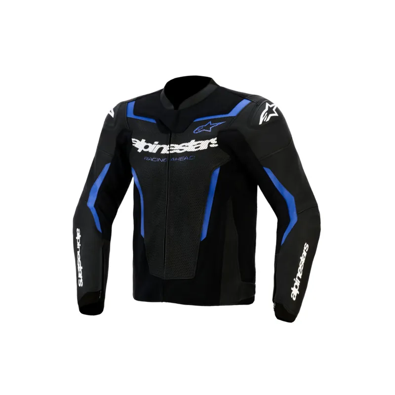 Bunda ALPINESTARS GP FORCE V2 AIRFLOW (černá/metalická modrá) 2026 | Mezi nejprodávanějšími