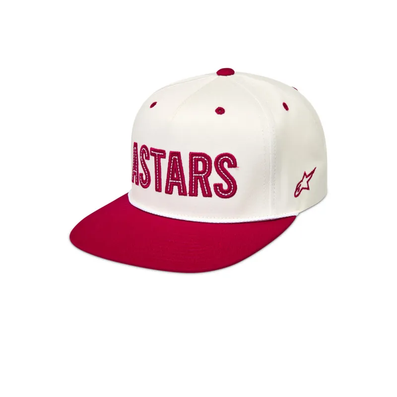 Kšiltovka STADIUM SNAPBACK, ALPINESTARS (bílá off white/červená) - Top produkt