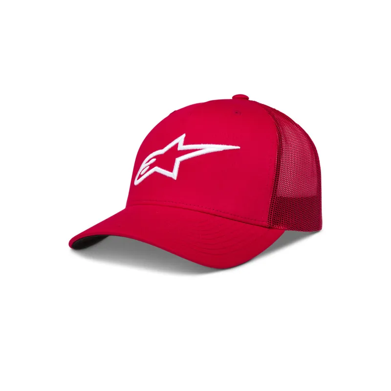 Kšiltovka AGELESS, ALPINESTARS (červená/červená) - Cenový hit