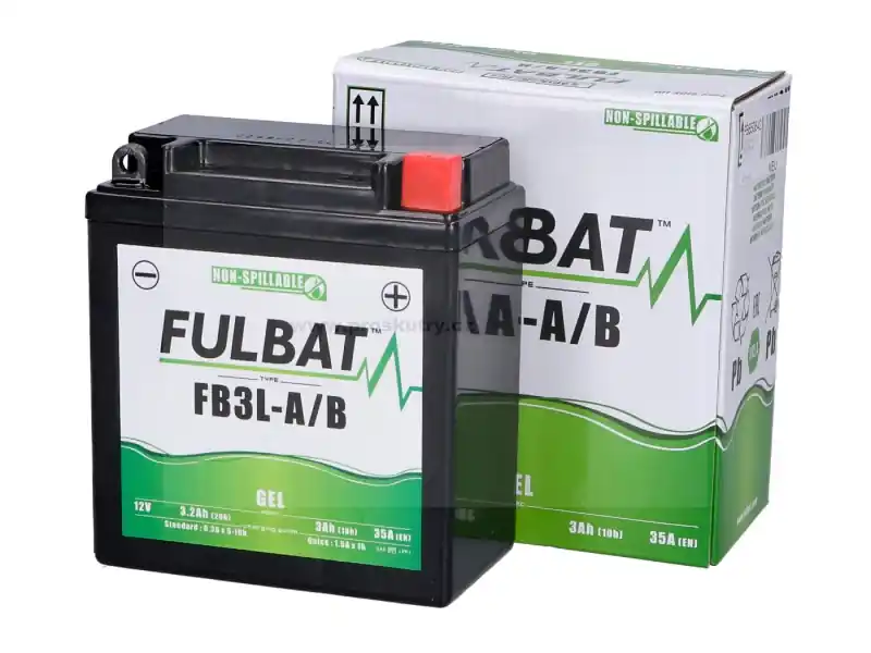 Baterie Fulbat FB3L-A / B GEL - Rychlé doručení
