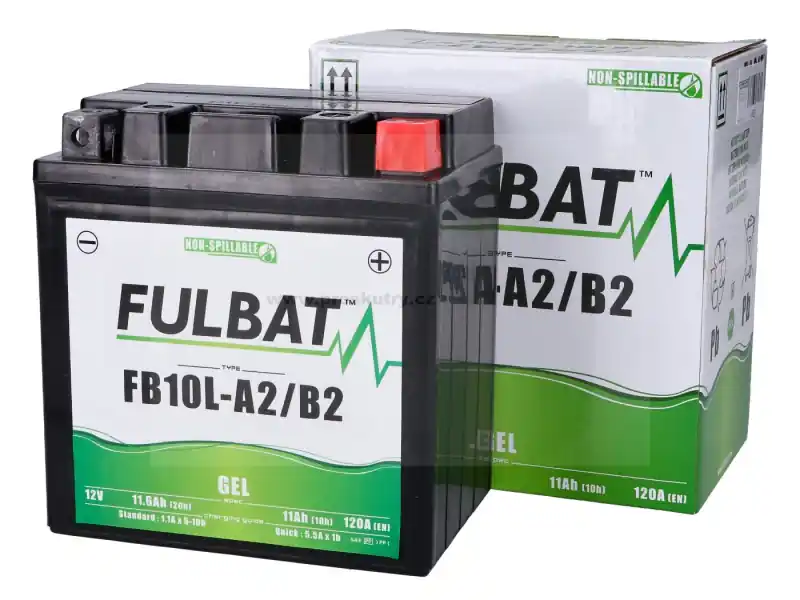 Snížená cena - Baterie Fulbat FB10L-A2 / B2 GEL
