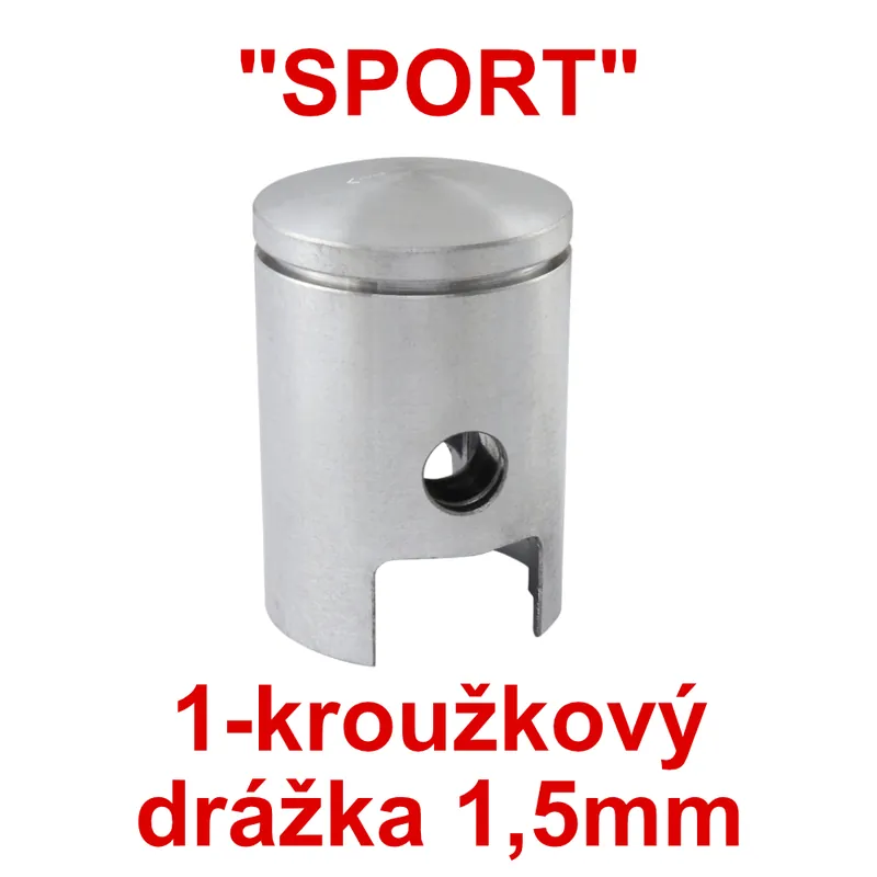 (D) Píst "SPORT" 39,25 (čep 10) - Stadion, JAWA 550-555 - Končí brzy