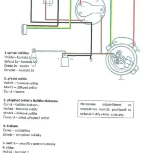 Neváhejte | Elektroinstalace (20W) - JAWA 50 05,20-23A