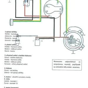 Snížená cena | Elektroinstalace (30W) - JAWA 50 20-23A