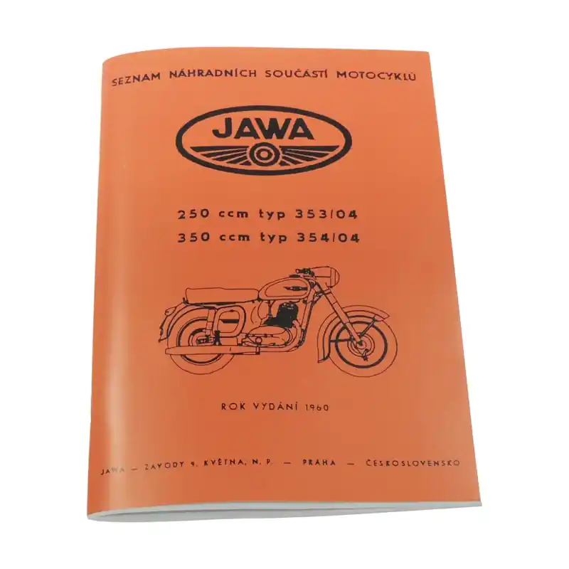 Nově k dispozici - Katalog náhradních dílů - JAWA 250/350 Kývačka