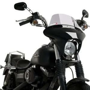 Oblíbený produkt - Plexi štít PUIG BATWING SML TOURING 21050H kouřová pro HARLEY DAVIDSON FXDBI 1450 Dyna Street Bob 2006-2007, HARLEY DAVIDSON FXDB 1584 Dyna Street Bob 2007-2017