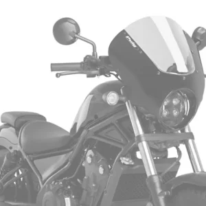 Plexi štít PUIG DARK NIGHT 21103F tmavá kouřová pro HONDA CMX 500 Rebel 2020-2024 - Vysoká kvalita