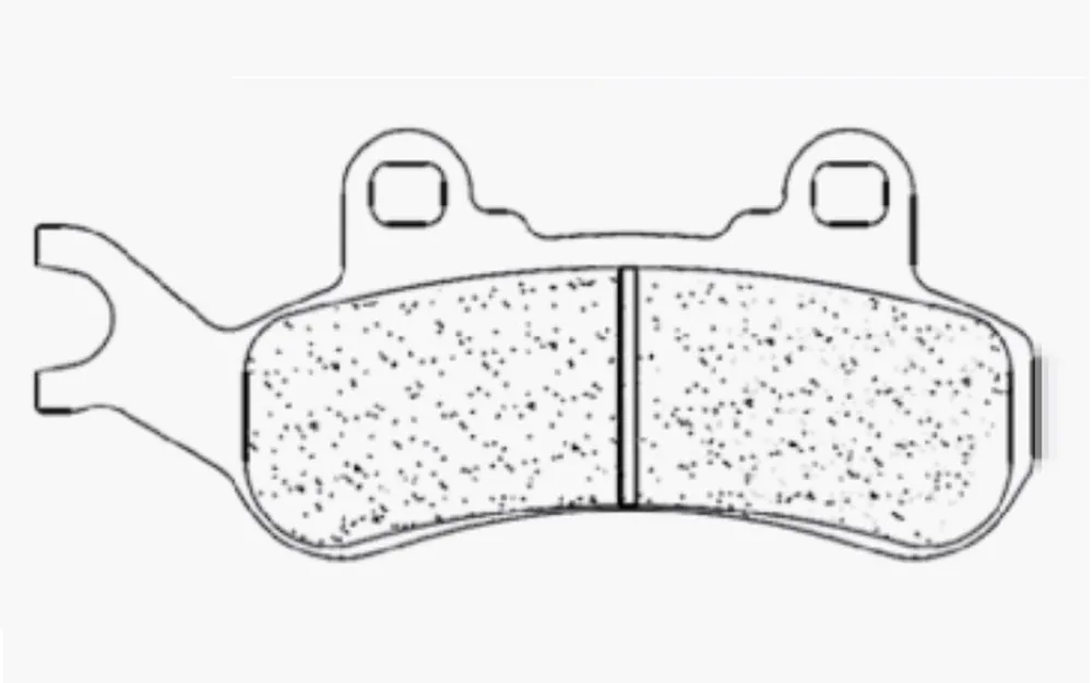 Premium - Brzdové destičky CL BRAKES 1260 ATV1