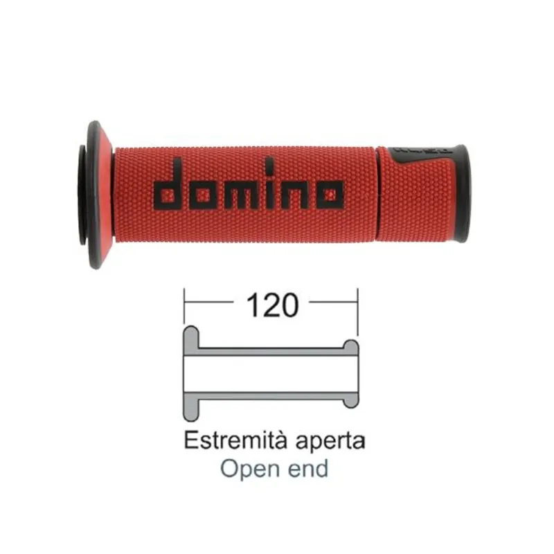 Rukojeti DOMINO Road-Racing 184161230 červeno/černá - Připraveno k expedici