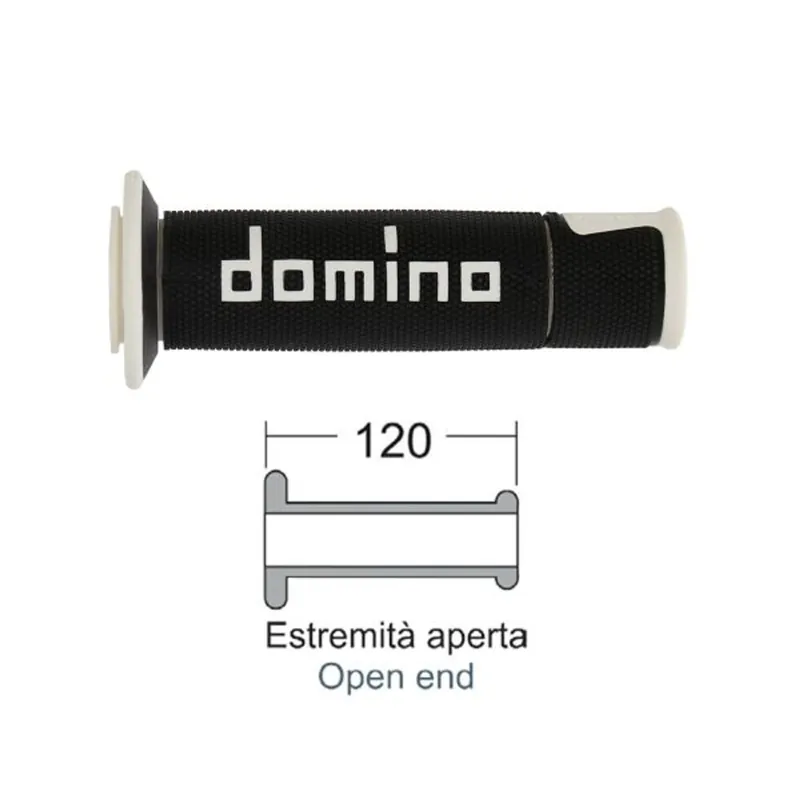 Nově v nabídce - Rukojeti DOMINO Road-Racing 184161250 černá/bílá