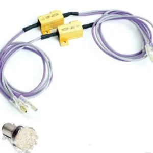 Doprodej - Sada rezistorů CUSTOMACCES HO0001O 3‘9 /25W for LEDs turn signals zlatá