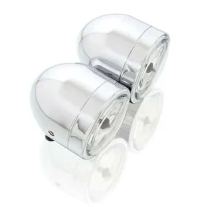Světlo CUSTOMACCES TWIN FD0001J nerez 12V 60/55W - Ušetřete nyní