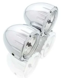 Už jen pár kusů | Světlo CUSTOMACCES TWIN FD0002J nerez 90MM DE DIAM.3 1/2"