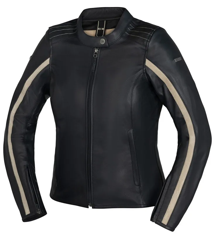 Nabídka - Klasická dámská bunda iXS LD STRIPE X73028 černý 46D