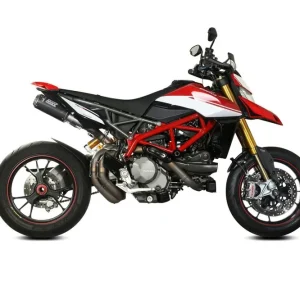 Doprodej zásob - 2 koncovky výfuku MIVV MK3 D.049.SM3C Karbon pro DUCATI Hypermotard 950 / SP 2025, DUCATI Hypermotard 950 RVE 2025