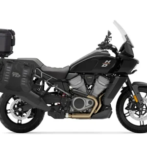 Cenová bomba - Kompletní sada bočních adventure brašen SHAD TERRA TR40 a černého hliníkového 55L topcase, včetně montážní sady SHAD Harley Davidson Pan America 1250