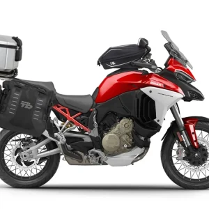 Akční cena - Kompletní sada bočních adventure brašen SHAD TERRA TR40 a hliníkového 55L vrchního kufru, včetně montážní sady SHAD Ducati Multistrada 1200 V4
