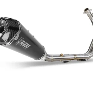 K dispozici | Výfuk kompletní 2x1 MIVV DELTA RACE Y.074.LDRB Černá nerezová ocel pro YAMAHA MT-07 700 2021-2024
