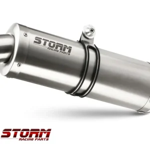 Skvělá nabídka - Koncovka výfuku STORM OVAL E.012.LX2 Nerez pro BENELLI TRK 702 2023-2026, BENELLI TRK 702 X 2023-2024