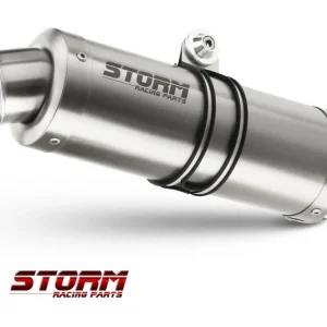 Skladem - Koncovka výfuku STORM GP HU.005.LXS Nerez pro HUSQVARNA Svartpilen 125 2021-2023