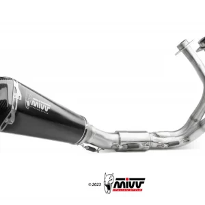 Výfuk kompletní 2x1 MIVV DELTA RACE K.057.LDRB černá pro KAWASAKI Z 650 2024-2026, KAWASAKI Ninja 650 2024-2026 - Výhodná nabídka