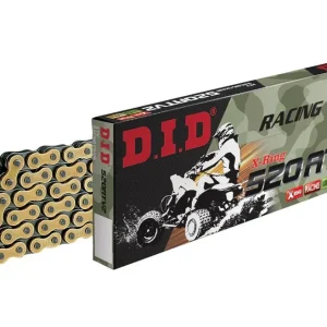 ATV X-Kroužkový řetěz D.I.D Chain 520ATV2 118 článků Zlatá/Černá | Nově v e-shopu