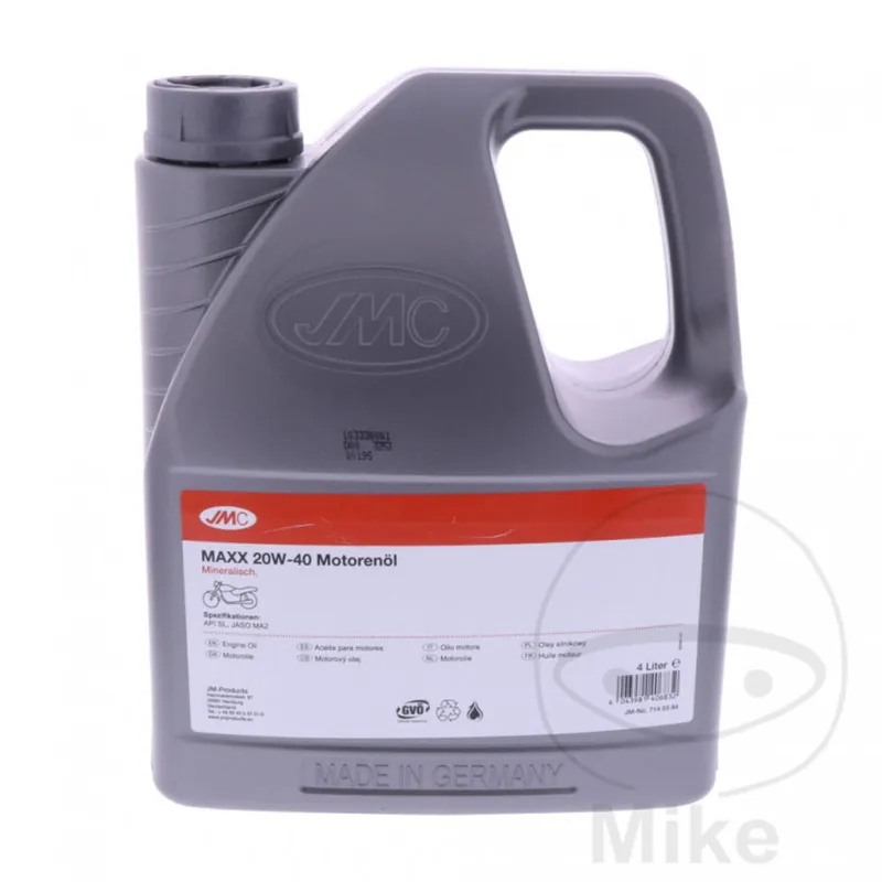 Motorový olej JMC 20W-40 4T | Využijte nabídku